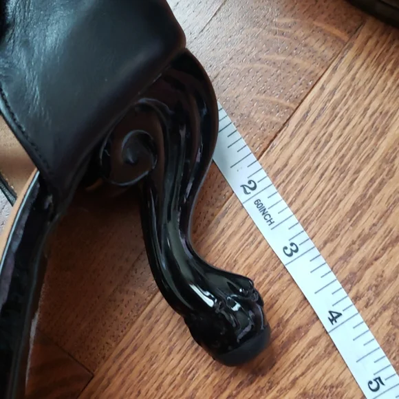 John Fluevog Black Heels - Picture 10 of 11